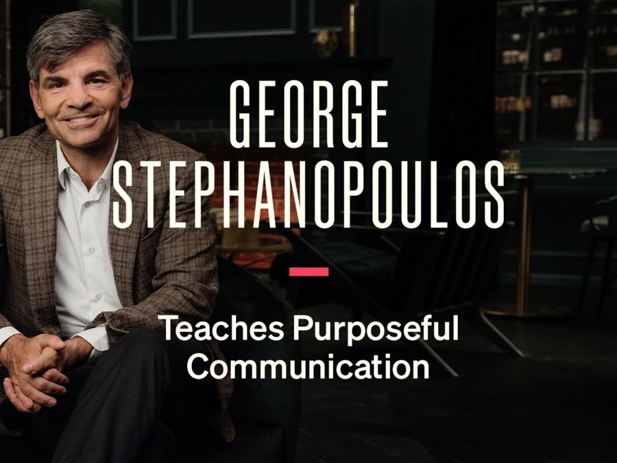 george stephanopoulos masterclass