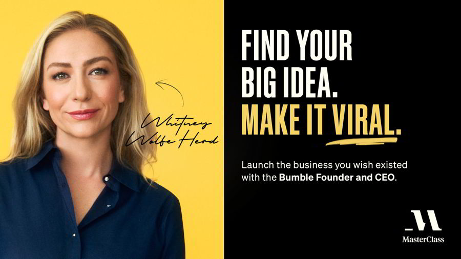 whitney wolfe herd bumble founder masterclass