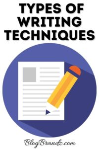 Types Of Writing Techniques