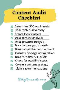 Content Audit Checklist