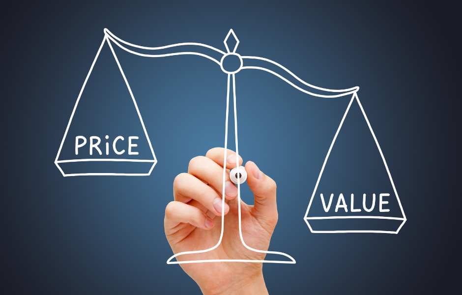 how to sell value instead of price